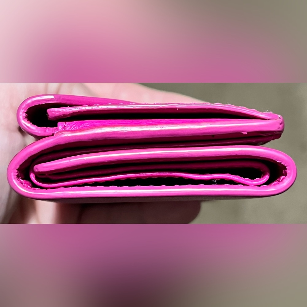 Balenciaga Hot Pink Papier Mini Wallet LIKE NEW! - Picture 6 of 10